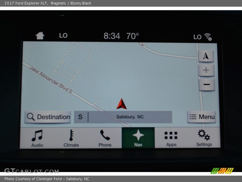 Magnetic / Ebony Black 2017 Ford Explorer XLT