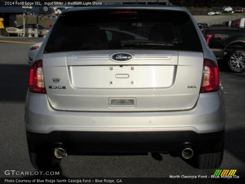 Ingot Silver / Medium Light Stone 2014 Ford Edge SEL