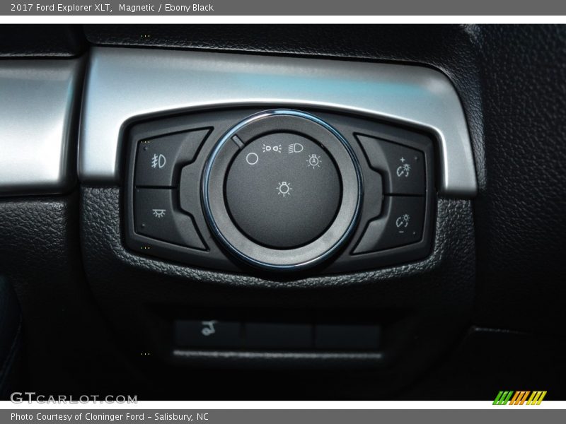 Magnetic / Ebony Black 2017 Ford Explorer XLT