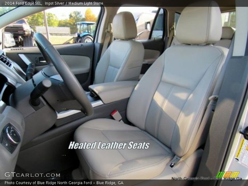 Ingot Silver / Medium Light Stone 2014 Ford Edge SEL