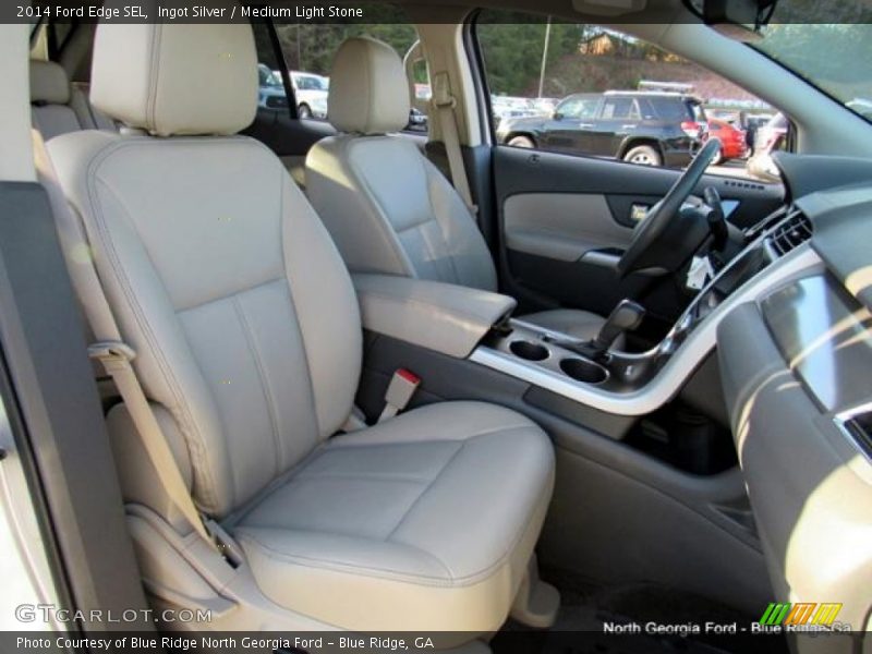 Ingot Silver / Medium Light Stone 2014 Ford Edge SEL