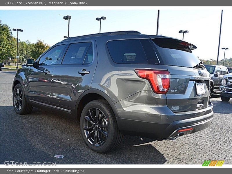 Magnetic / Ebony Black 2017 Ford Explorer XLT