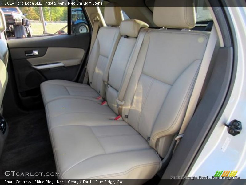 Ingot Silver / Medium Light Stone 2014 Ford Edge SEL