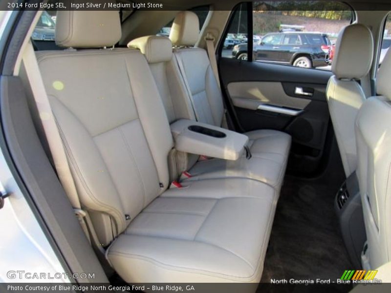 Ingot Silver / Medium Light Stone 2014 Ford Edge SEL