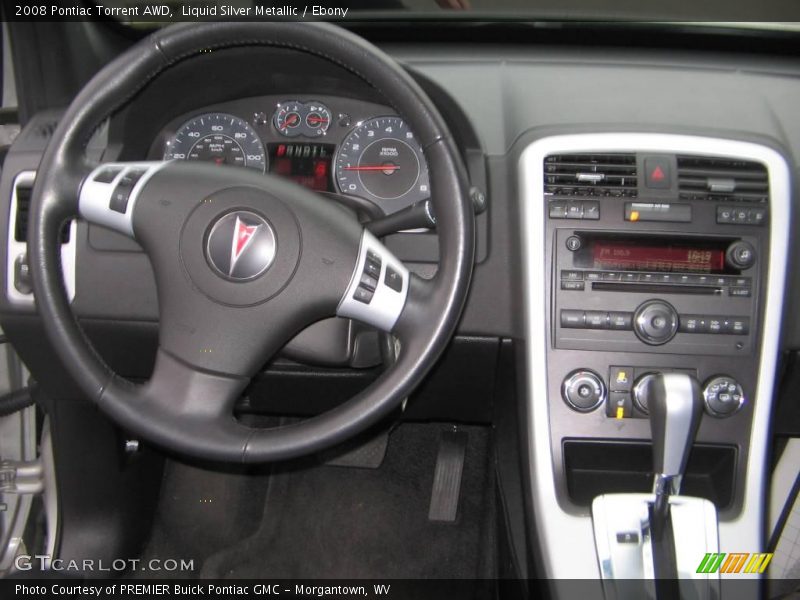 Liquid Silver Metallic / Ebony 2008 Pontiac Torrent AWD
