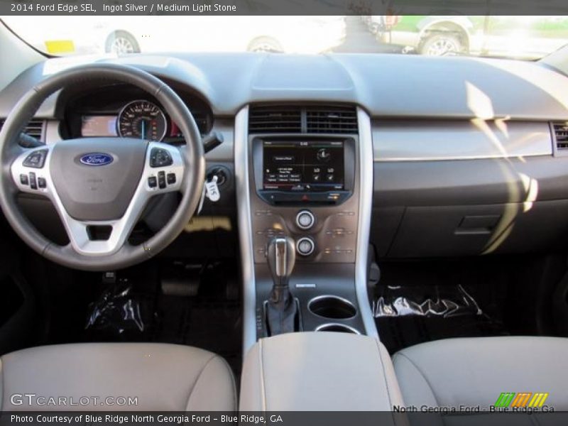 Ingot Silver / Medium Light Stone 2014 Ford Edge SEL