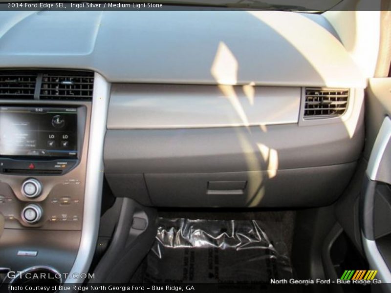 Ingot Silver / Medium Light Stone 2014 Ford Edge SEL