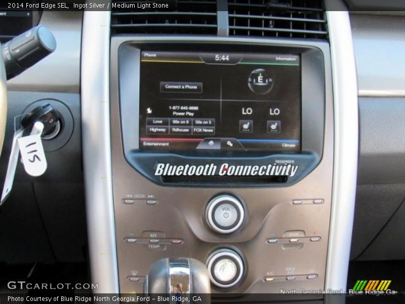 Ingot Silver / Medium Light Stone 2014 Ford Edge SEL