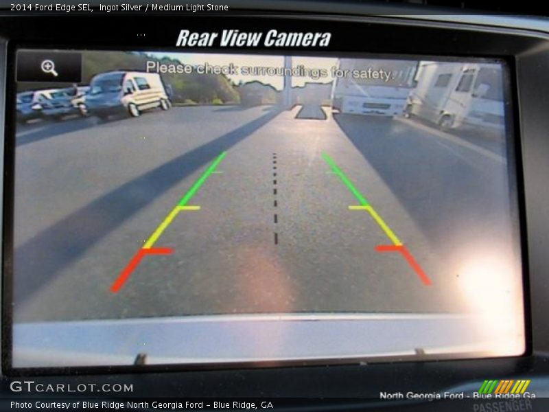 Ingot Silver / Medium Light Stone 2014 Ford Edge SEL