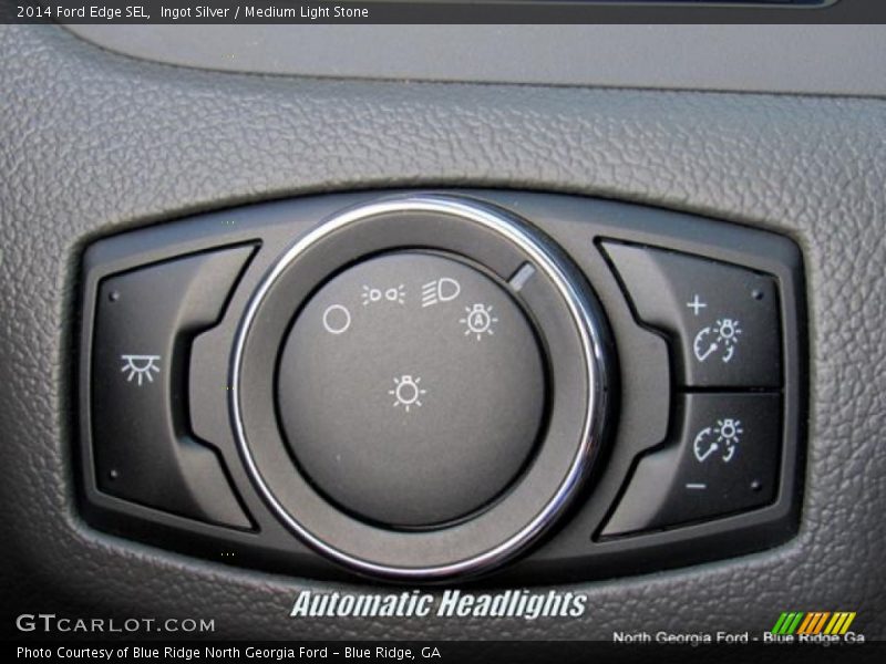 Ingot Silver / Medium Light Stone 2014 Ford Edge SEL