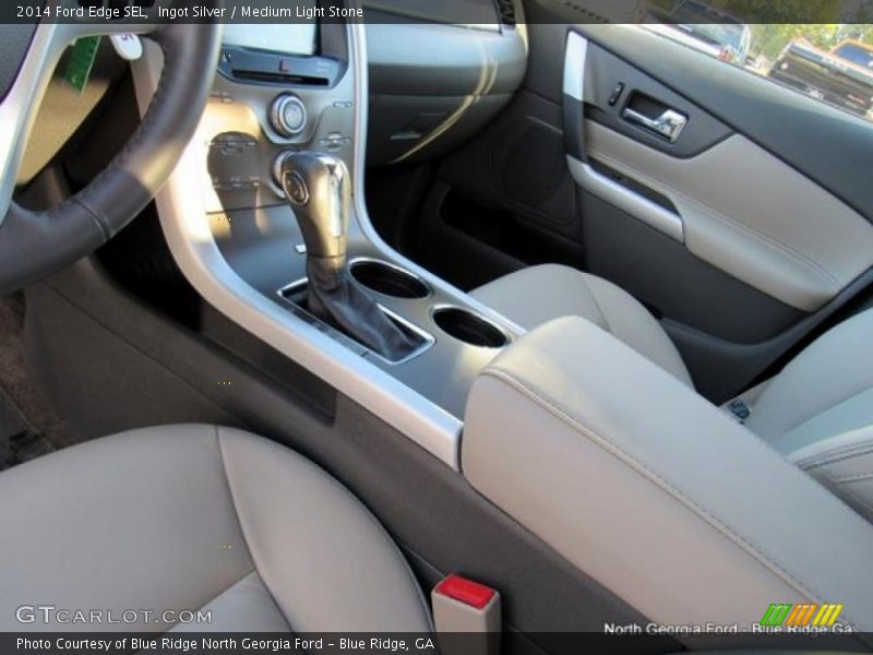 Ingot Silver / Medium Light Stone 2014 Ford Edge SEL