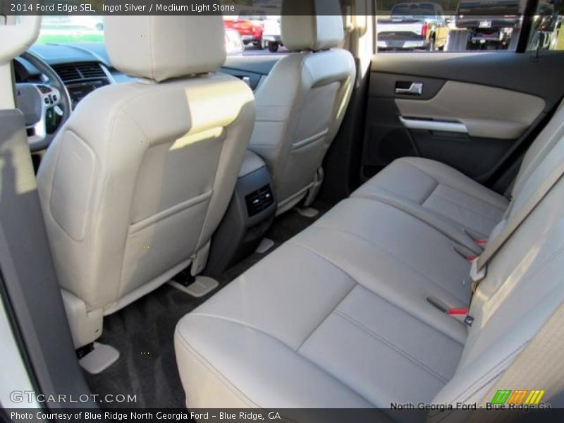 Ingot Silver / Medium Light Stone 2014 Ford Edge SEL