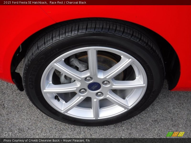 Race Red / Charcoal Black 2015 Ford Fiesta SE Hatchback