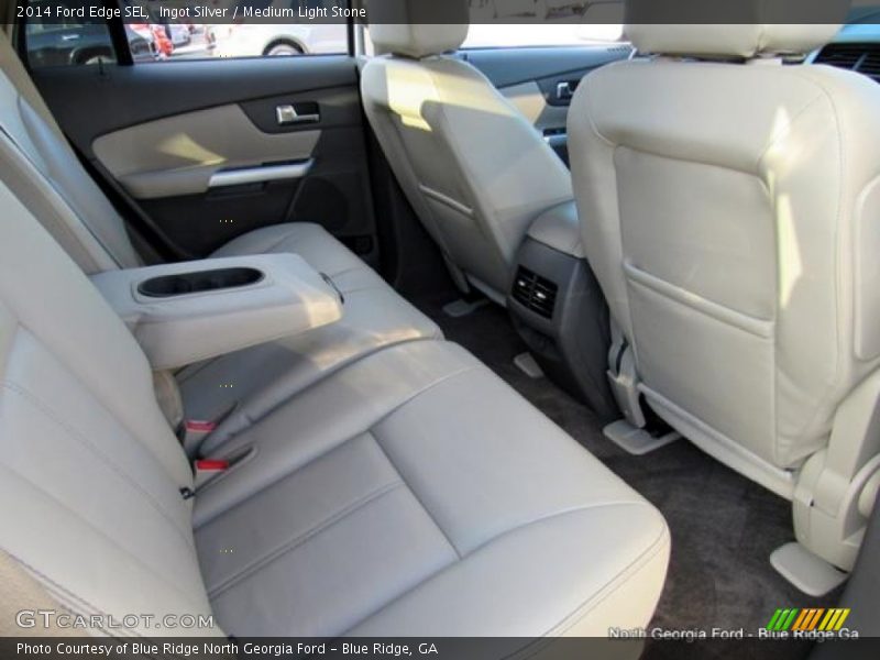 Ingot Silver / Medium Light Stone 2014 Ford Edge SEL