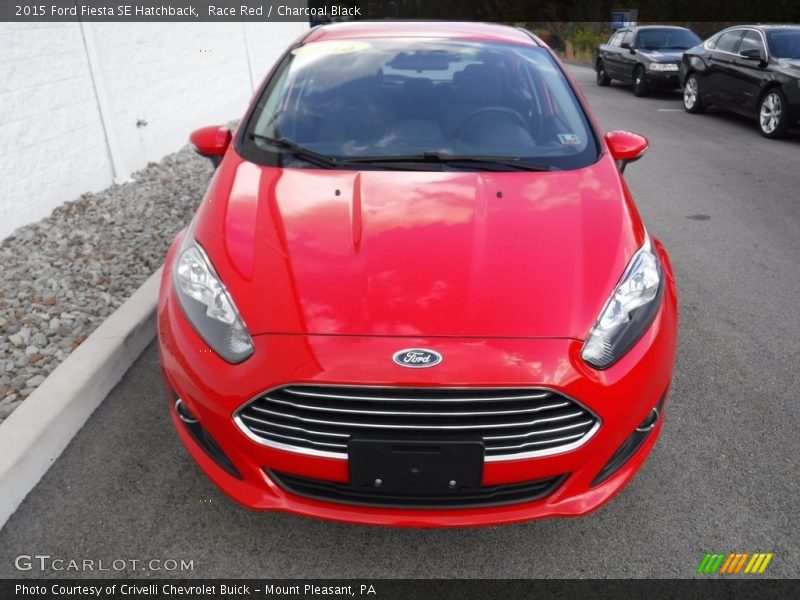 Race Red / Charcoal Black 2015 Ford Fiesta SE Hatchback
