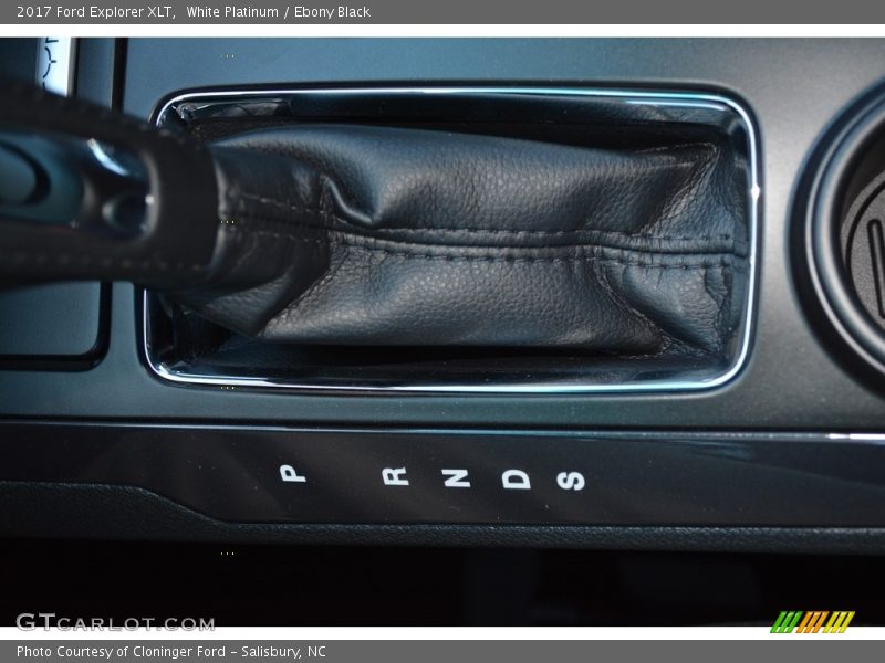 White Platinum / Ebony Black 2017 Ford Explorer XLT