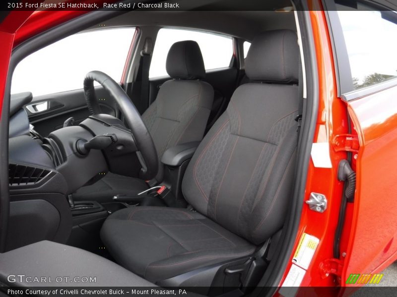 Race Red / Charcoal Black 2015 Ford Fiesta SE Hatchback