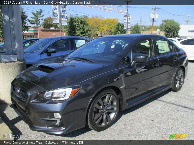 Dark Gray Metallic / Carbon Black 2017 Subaru WRX Limited