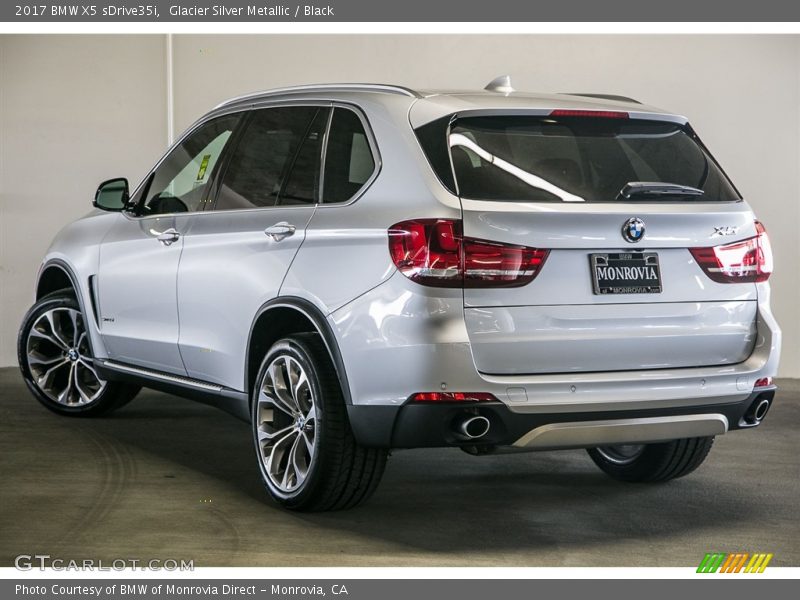 Glacier Silver Metallic / Black 2017 BMW X5 sDrive35i