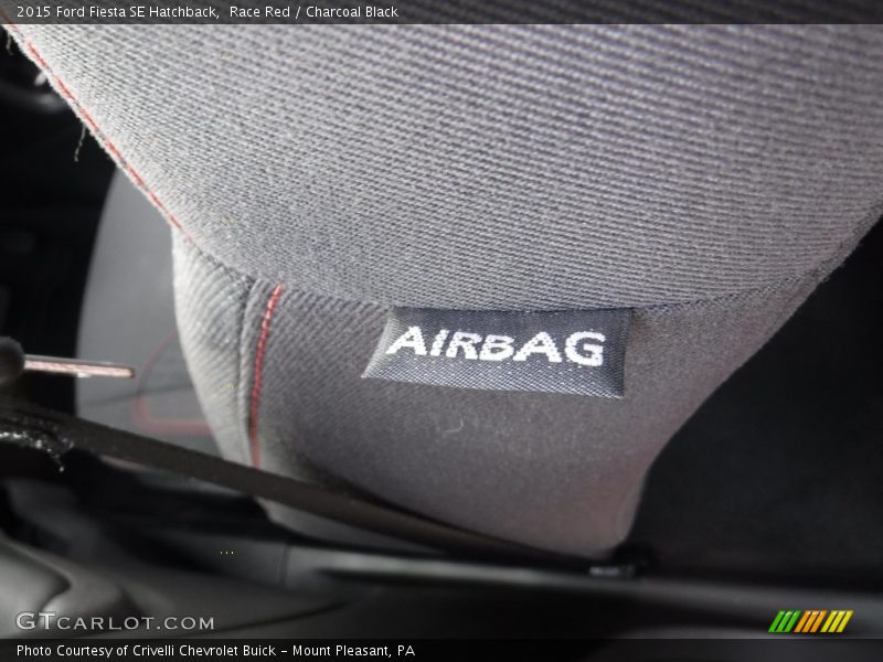 Race Red / Charcoal Black 2015 Ford Fiesta SE Hatchback