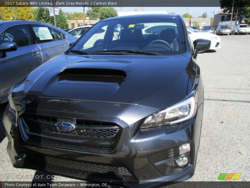 Dark Gray Metallic / Carbon Black 2017 Subaru WRX Limited