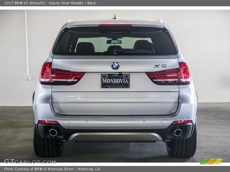 Glacier Silver Metallic / Black 2017 BMW X5 sDrive35i