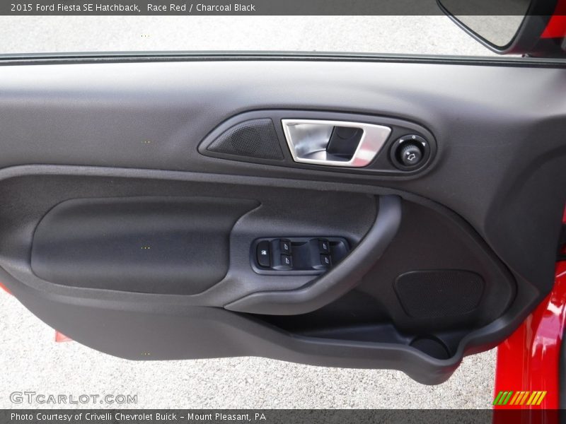 Race Red / Charcoal Black 2015 Ford Fiesta SE Hatchback