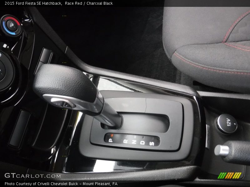 Race Red / Charcoal Black 2015 Ford Fiesta SE Hatchback