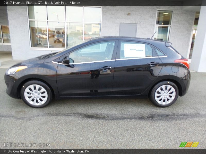 Black Noir Pearl / Beige 2017 Hyundai Elantra GT