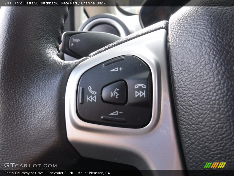 Race Red / Charcoal Black 2015 Ford Fiesta SE Hatchback