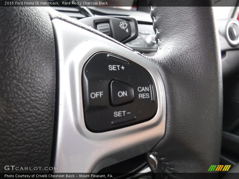 Race Red / Charcoal Black 2015 Ford Fiesta SE Hatchback