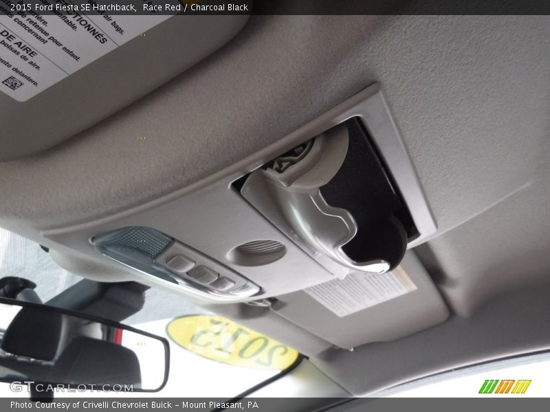Race Red / Charcoal Black 2015 Ford Fiesta SE Hatchback