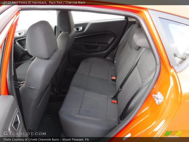 Race Red / Charcoal Black 2015 Ford Fiesta SE Hatchback