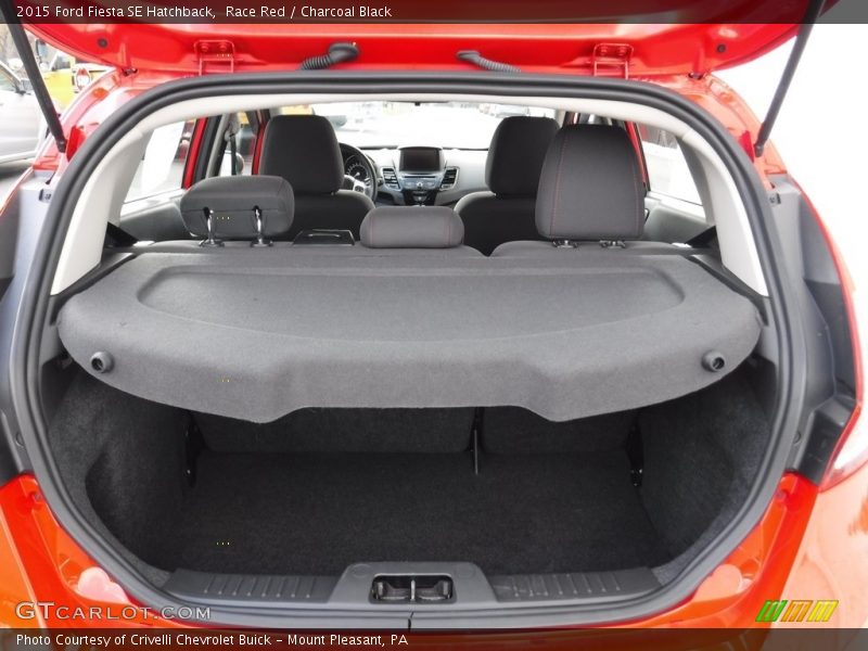 Race Red / Charcoal Black 2015 Ford Fiesta SE Hatchback