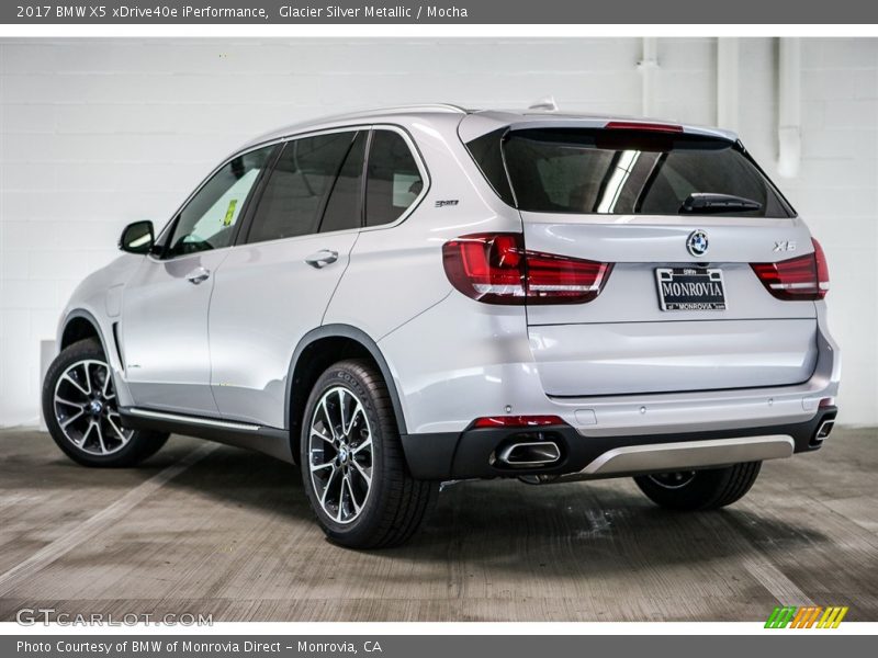 Glacier Silver Metallic / Mocha 2017 BMW X5 xDrive40e iPerformance
