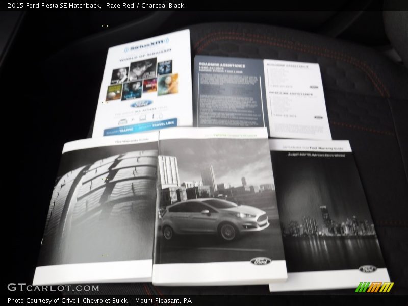 Race Red / Charcoal Black 2015 Ford Fiesta SE Hatchback