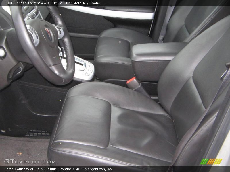 Liquid Silver Metallic / Ebony 2008 Pontiac Torrent AWD