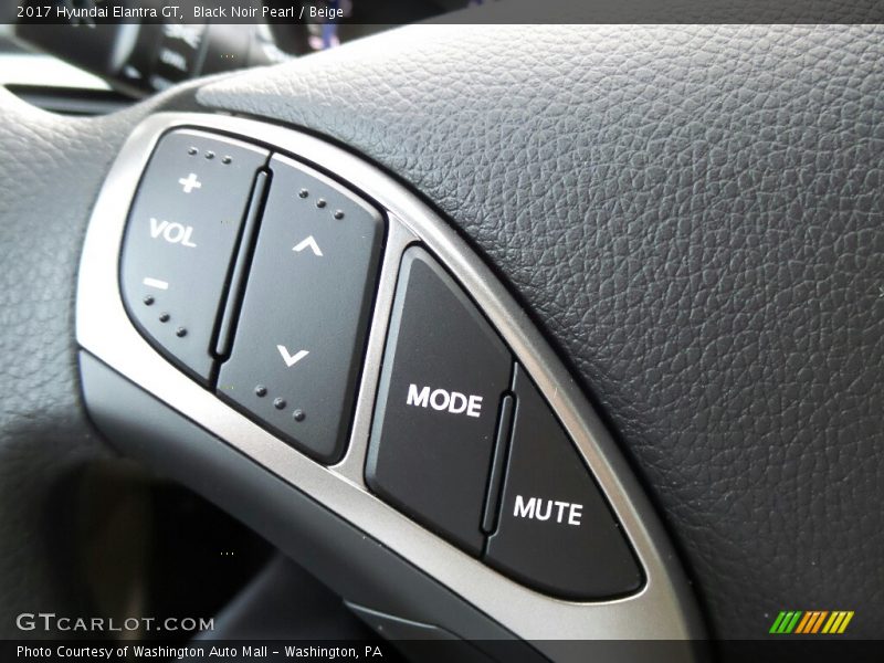 Black Noir Pearl / Beige 2017 Hyundai Elantra GT