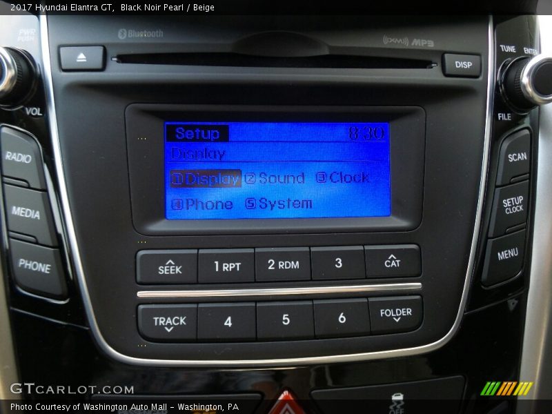 Black Noir Pearl / Beige 2017 Hyundai Elantra GT