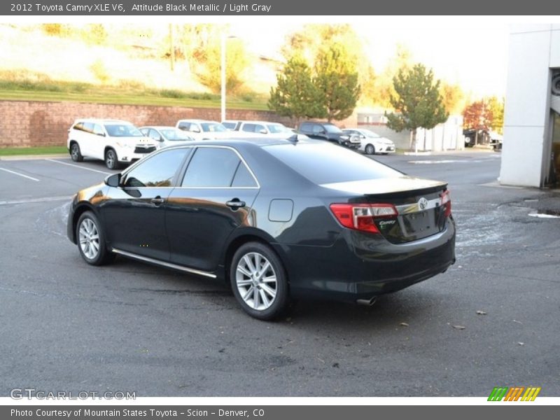 Attitude Black Metallic / Light Gray 2012 Toyota Camry XLE V6