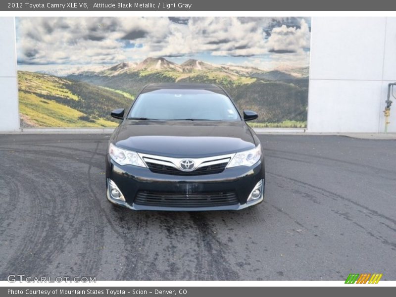 Attitude Black Metallic / Light Gray 2012 Toyota Camry XLE V6