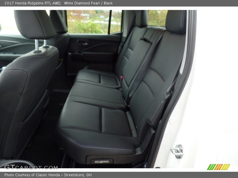 Rear Seat of 2017 Ridgeline RTL AWD