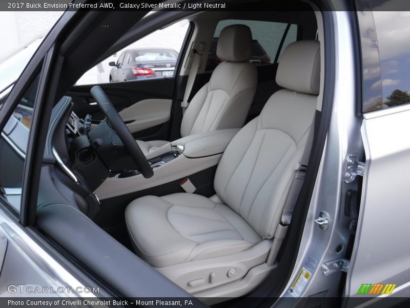 Front Seat of 2017 Envision Preferred AWD