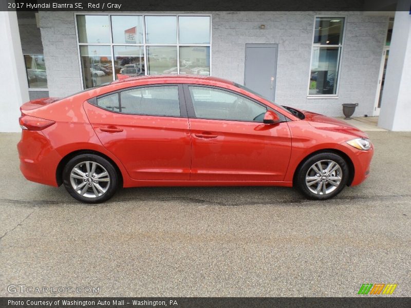 Red / Gray 2017 Hyundai Elantra SE