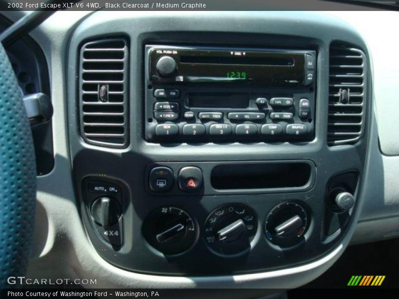 Black Clearcoat / Medium Graphite 2002 Ford Escape XLT V6 4WD