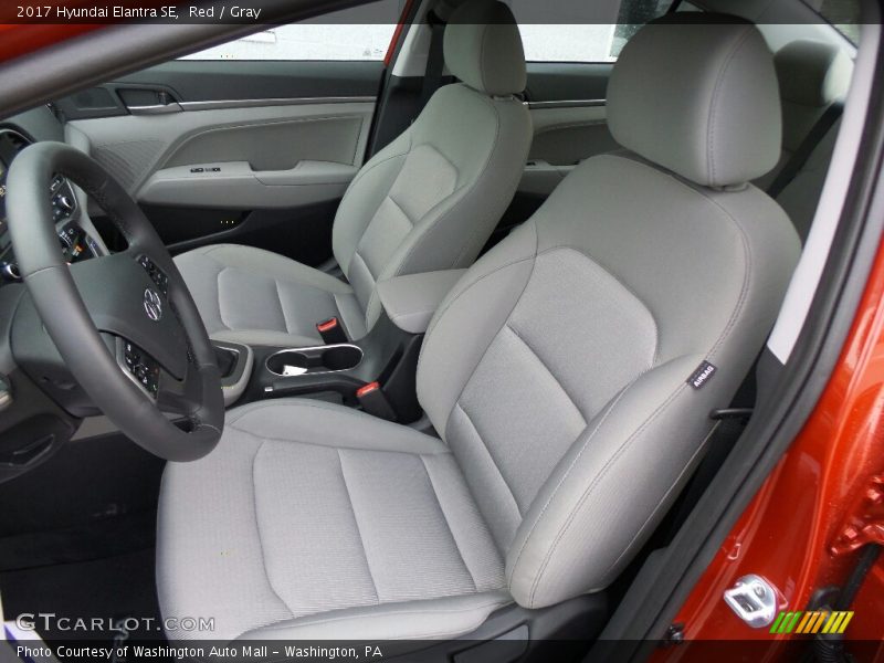 Red / Gray 2017 Hyundai Elantra SE