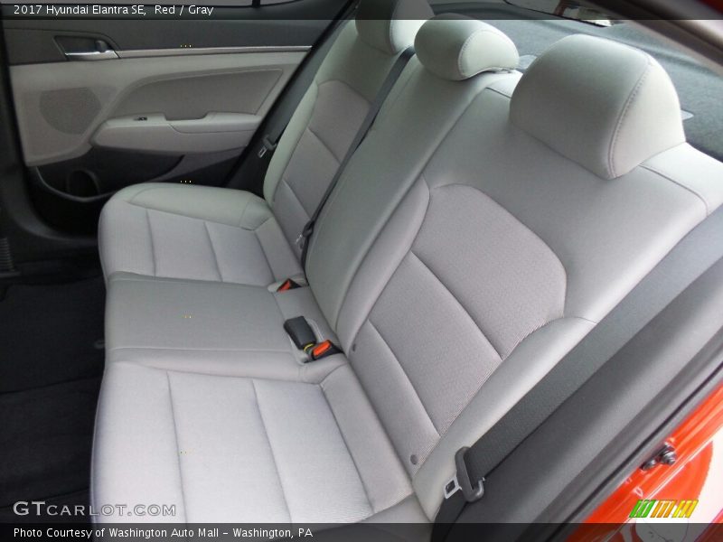 Red / Gray 2017 Hyundai Elantra SE