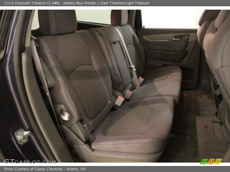 Atlantis Blue Metallic / Dark Titanium/Light Titanium 2014 Chevrolet Traverse LS AWD