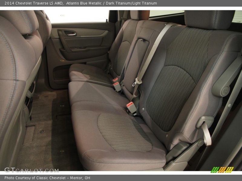 Atlantis Blue Metallic / Dark Titanium/Light Titanium 2014 Chevrolet Traverse LS AWD
