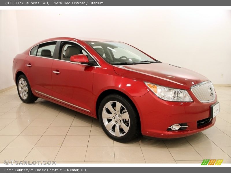 Crystal Red Tintcoat / Titanium 2012 Buick LaCrosse FWD